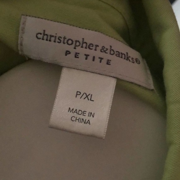 Christopher & Banks  Women’s Lightweight Lime‎ Green Jacket - Picture 3 of 6
